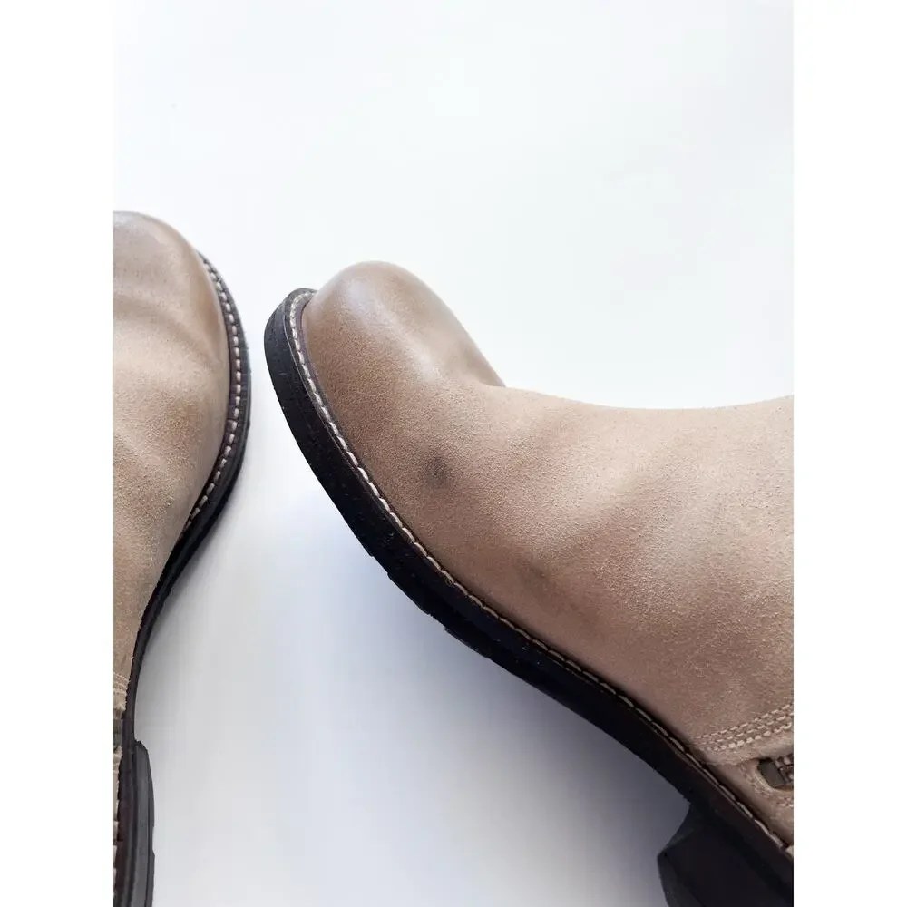 Keen Women's Oregon City Low Beige Suede Chelsea Boots Size 7.5